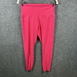 $100 Nike M Zenvy High Waisted 7/8 Leggings Adobe Yoga Pants Women  DQ6015-666